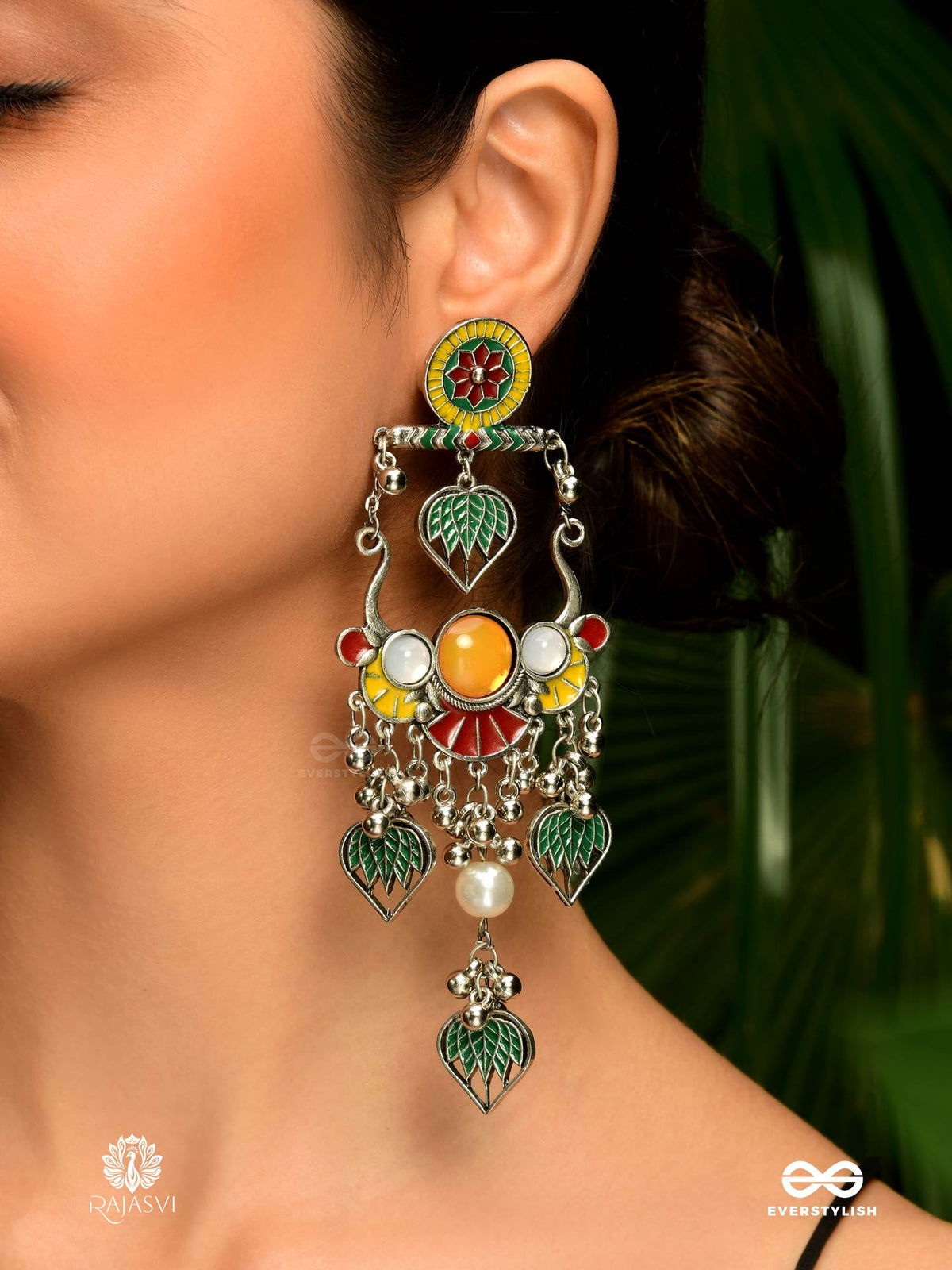Heritage Hues - Bohemian Chandelier Earrings