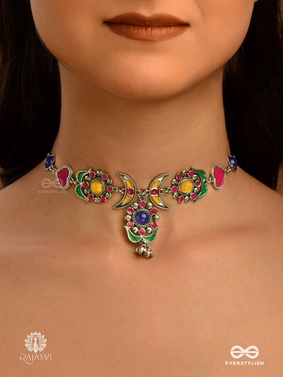 Tribal Heart- Fusion Oxidised Choker