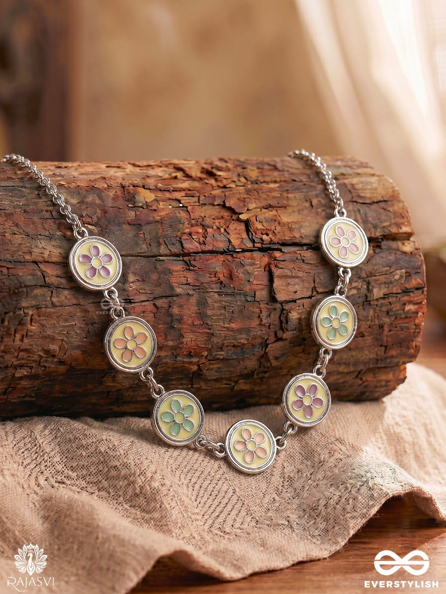 Petal Parade - Enamelled Vintage Style Choker