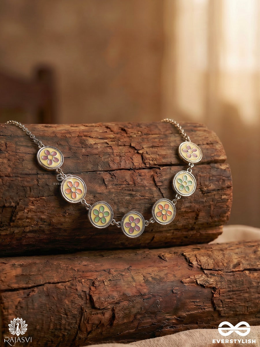 Petal Parade - Enamelled Vintage Style Choker