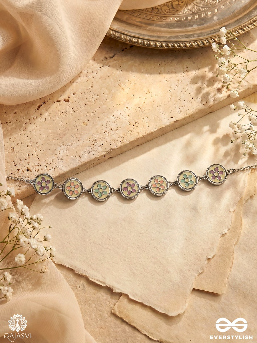 Petal Parade - Enamelled Vintage Style Choker