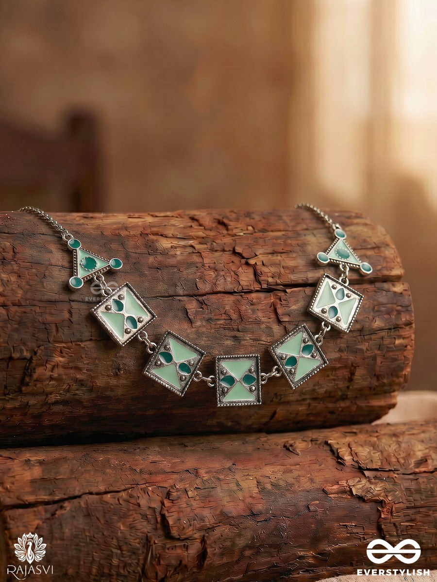 Tribal Glam - Enamelled Vintage Style Choker