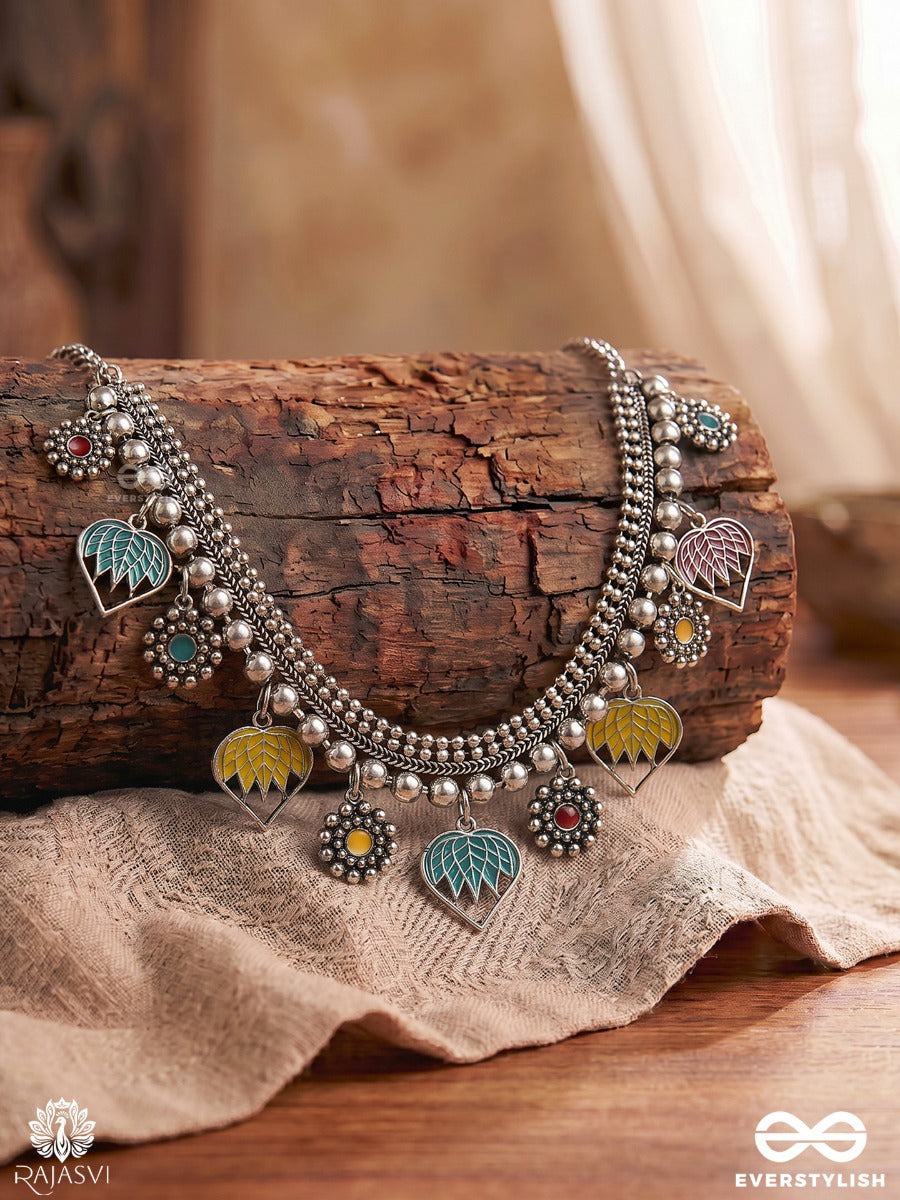 Heartfolk Charm - Tribal Oxidised Choker