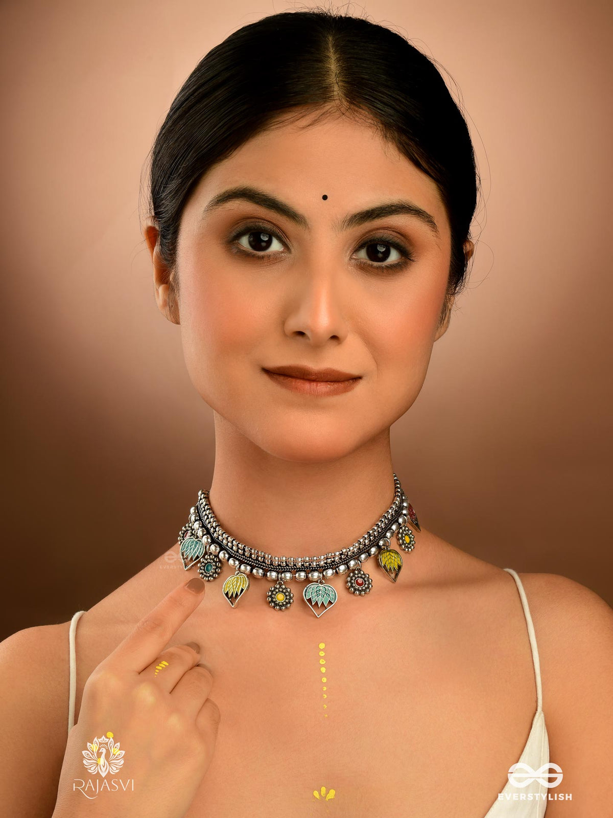 Heartfolk Charm - Tribal Oxidised Choker