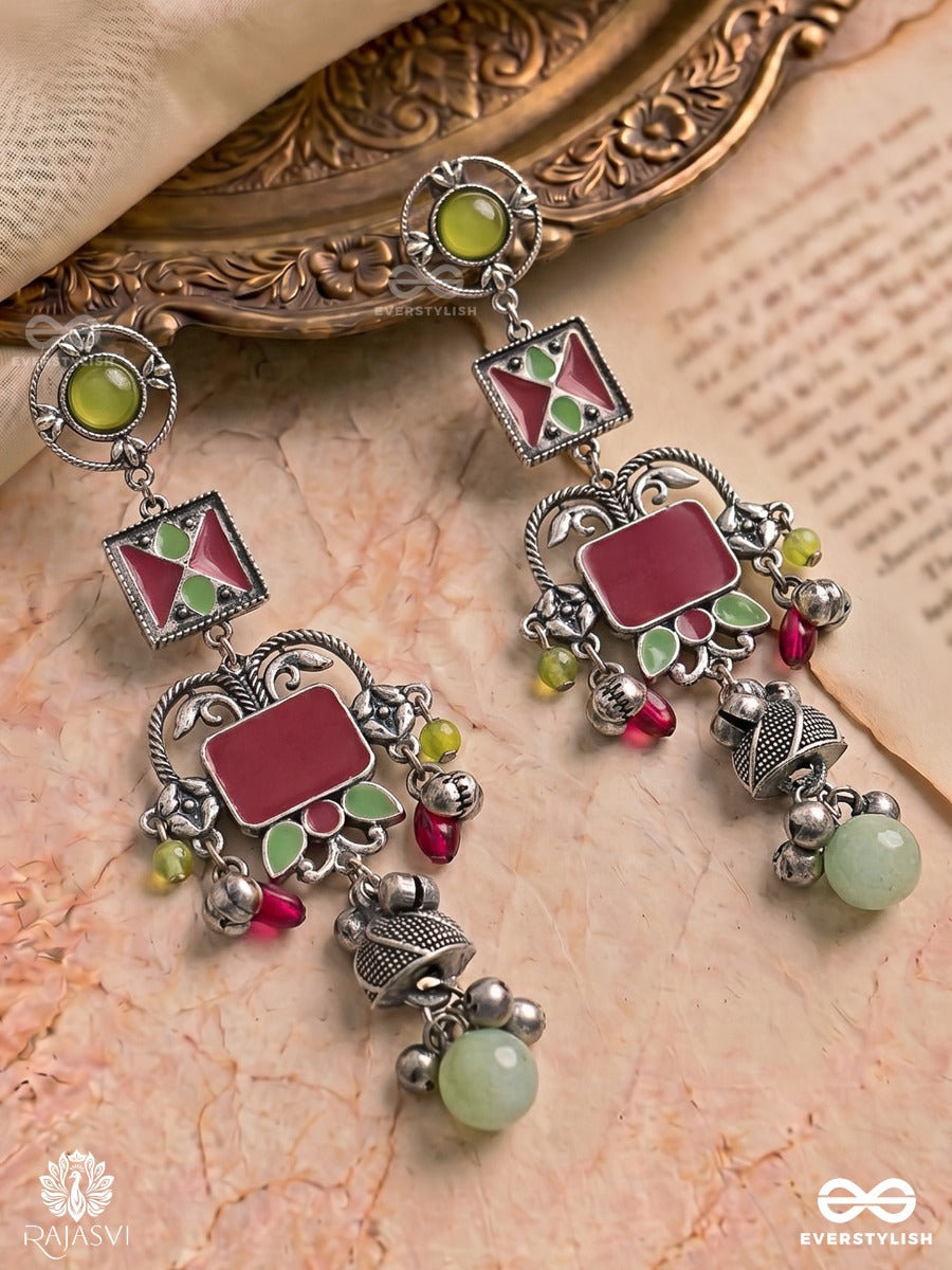 Festive Pop - Artistic Statement Jodhpuri Jhumkas