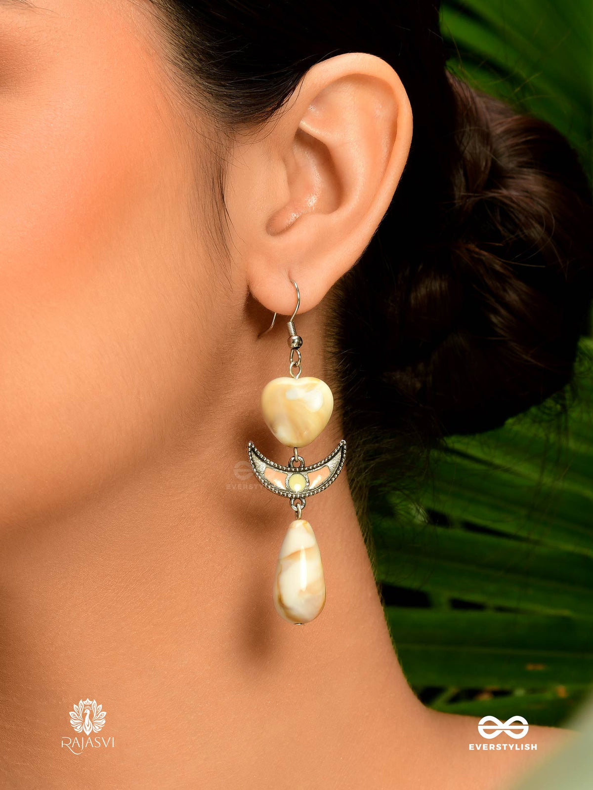 Sand Glow - Earthy Stone Sandstone Earring