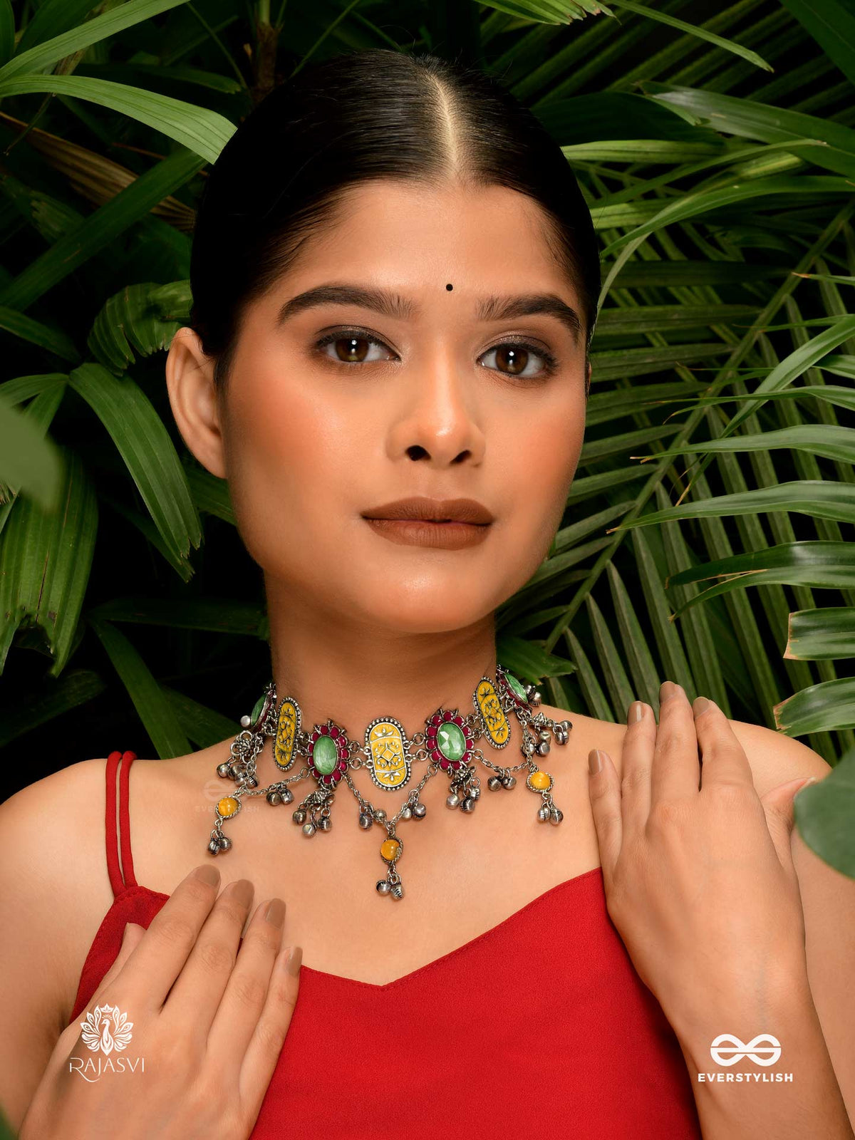 Citrus Dawn - Vibrant Enamel Necklace