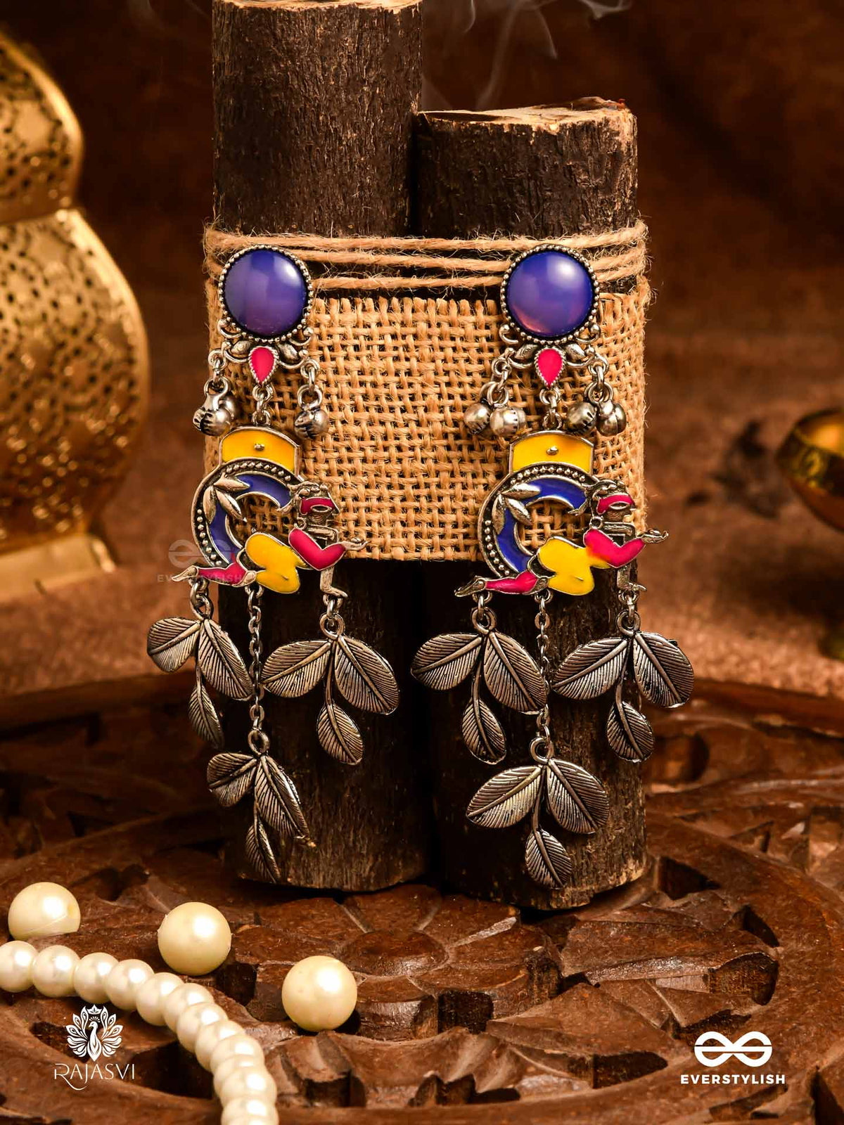 Flora Fable - Whimsical Oxidised Earring