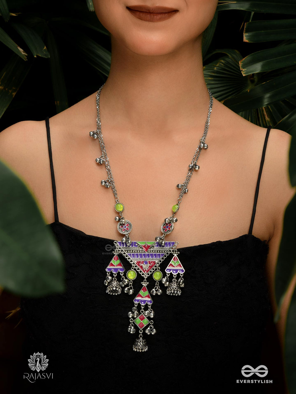 Folkraaga - Heritage-Inspired Oxidised Necklace