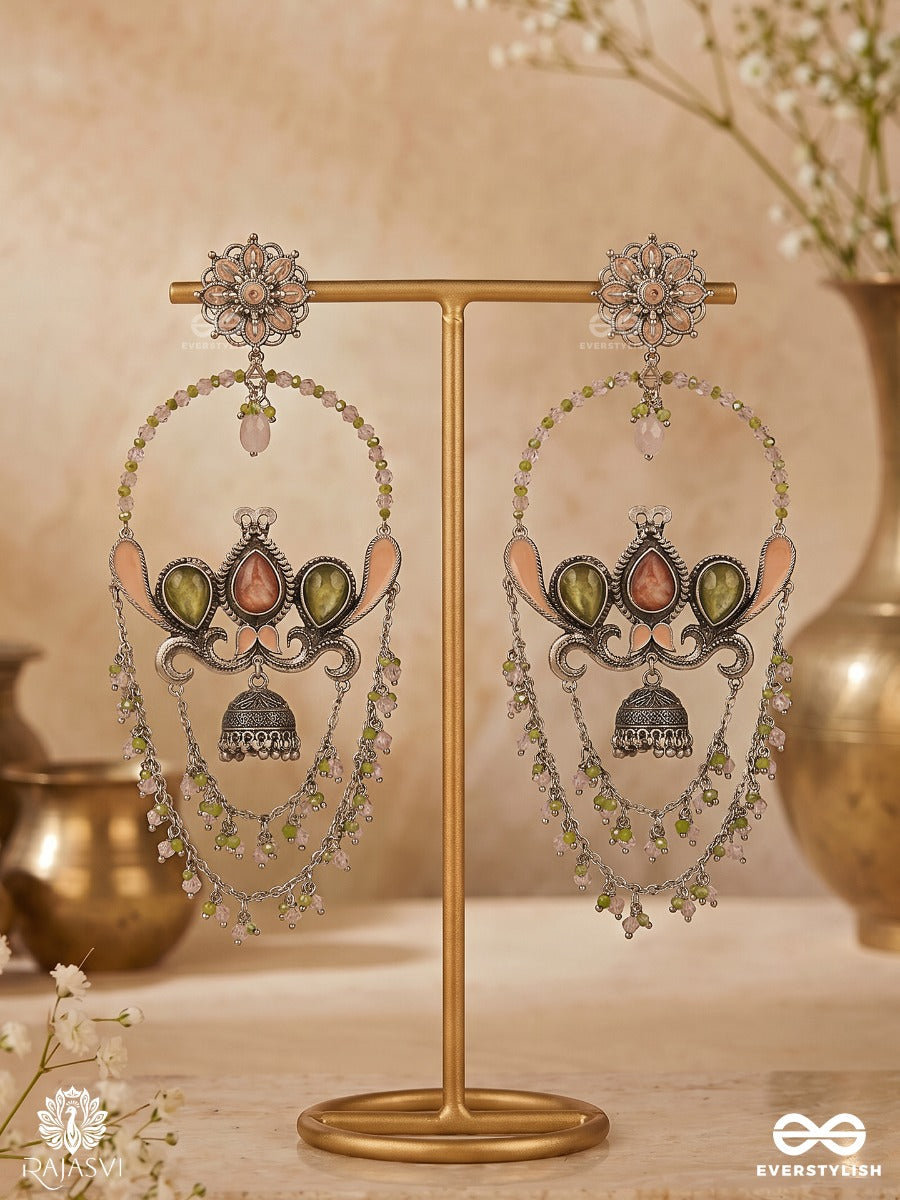 Pastel Whim - Statement Enamelled Chandbali