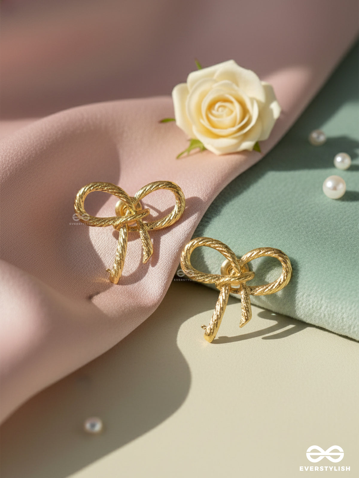 Gold Bow - Minimal Bow Studs That Define Everyday Elegance