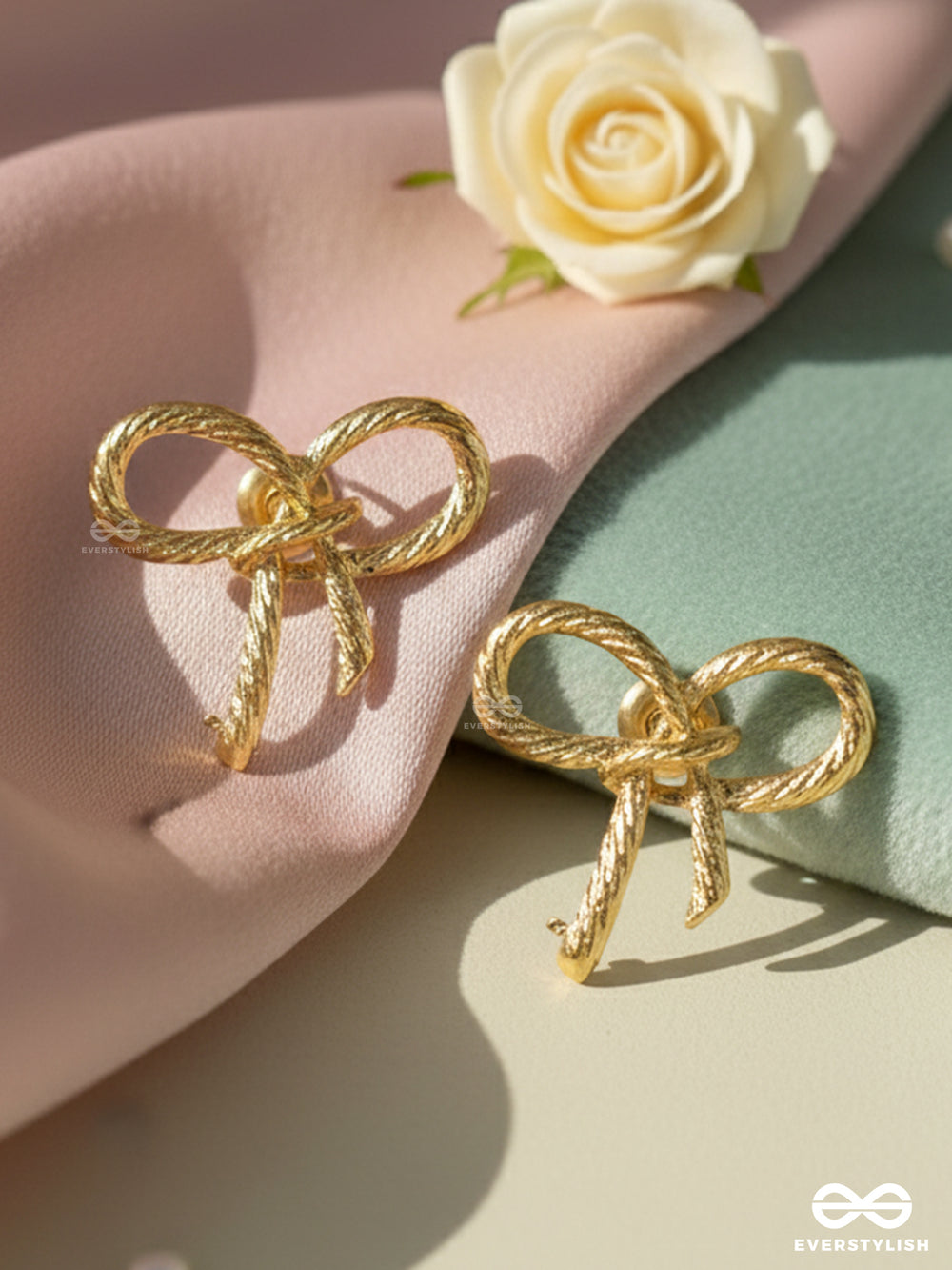 Gold Bow - Minimal Bow Studs That Define Everyday Elegance