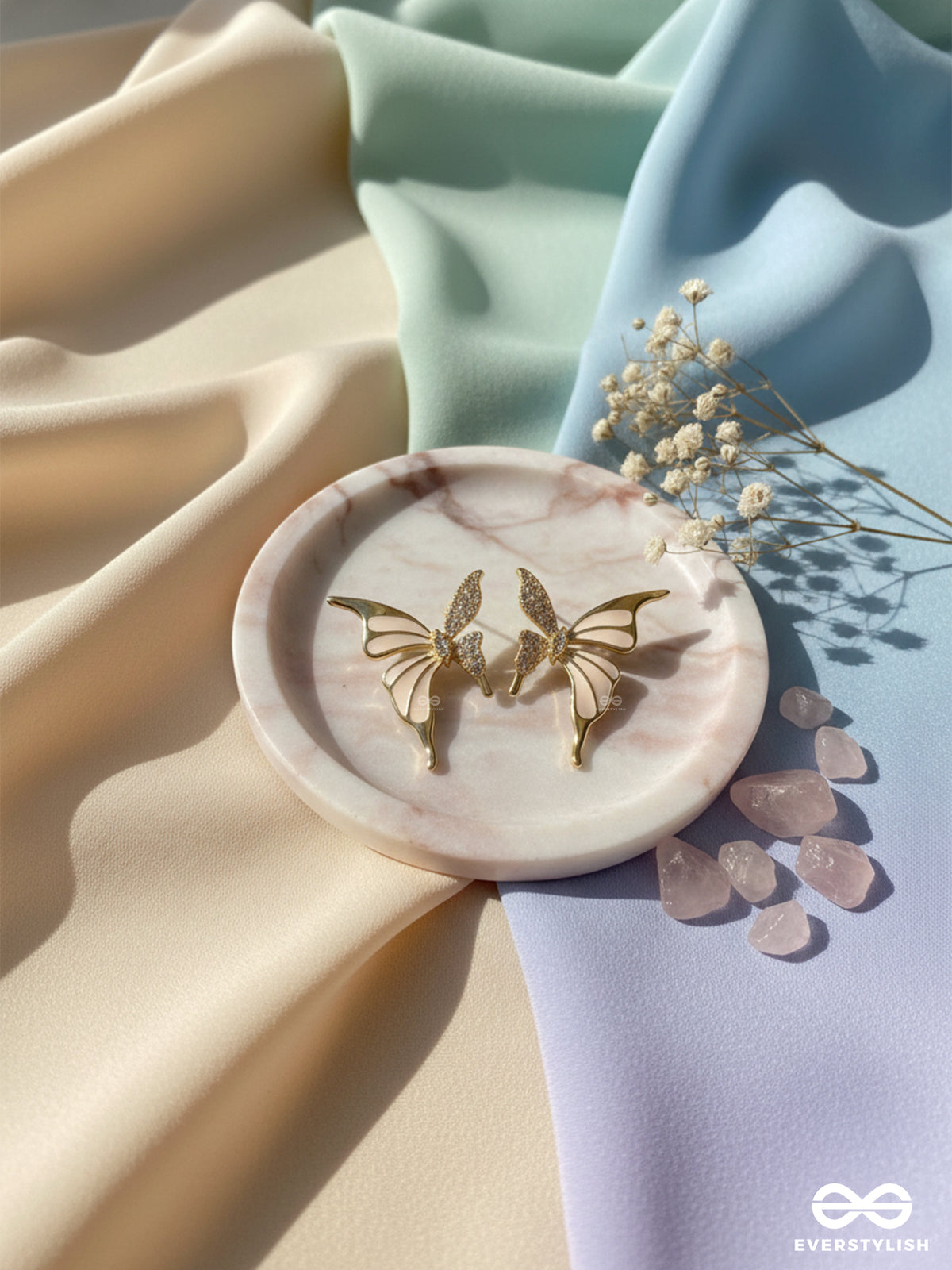 The Ethera - Angelic Golden Fairy Studs