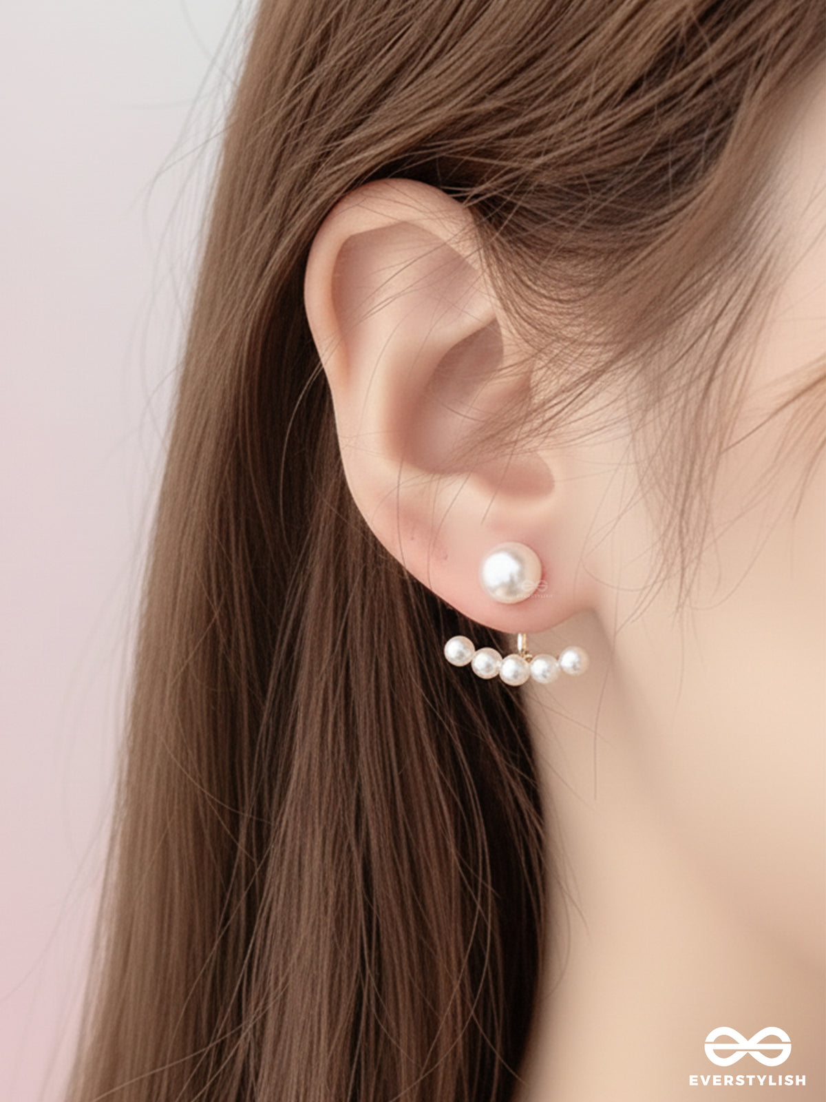 Pearl Dots - Minimal Pearl Ear Jacket
