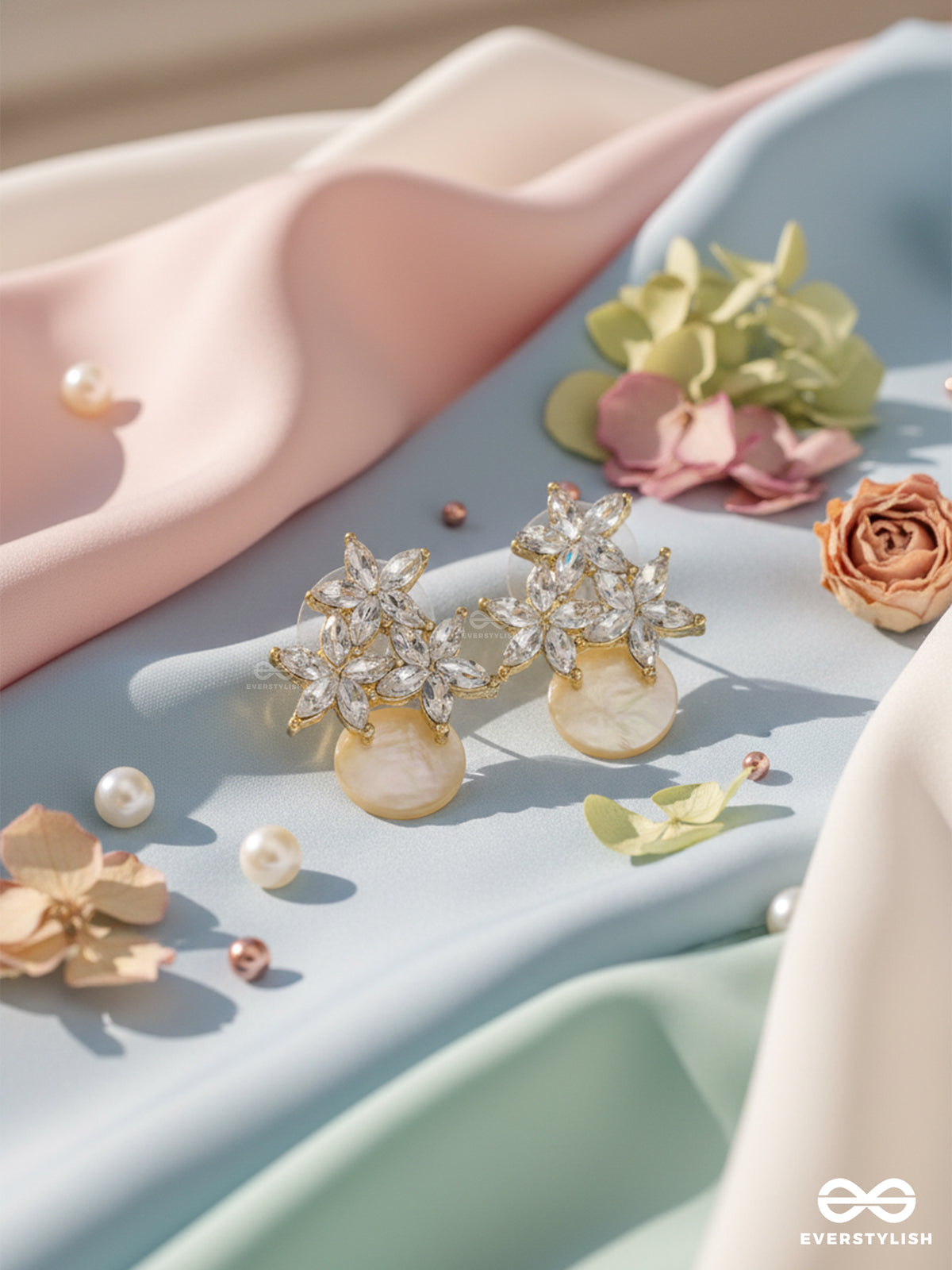 Stardust Flurry - Crystal Cluster Studs