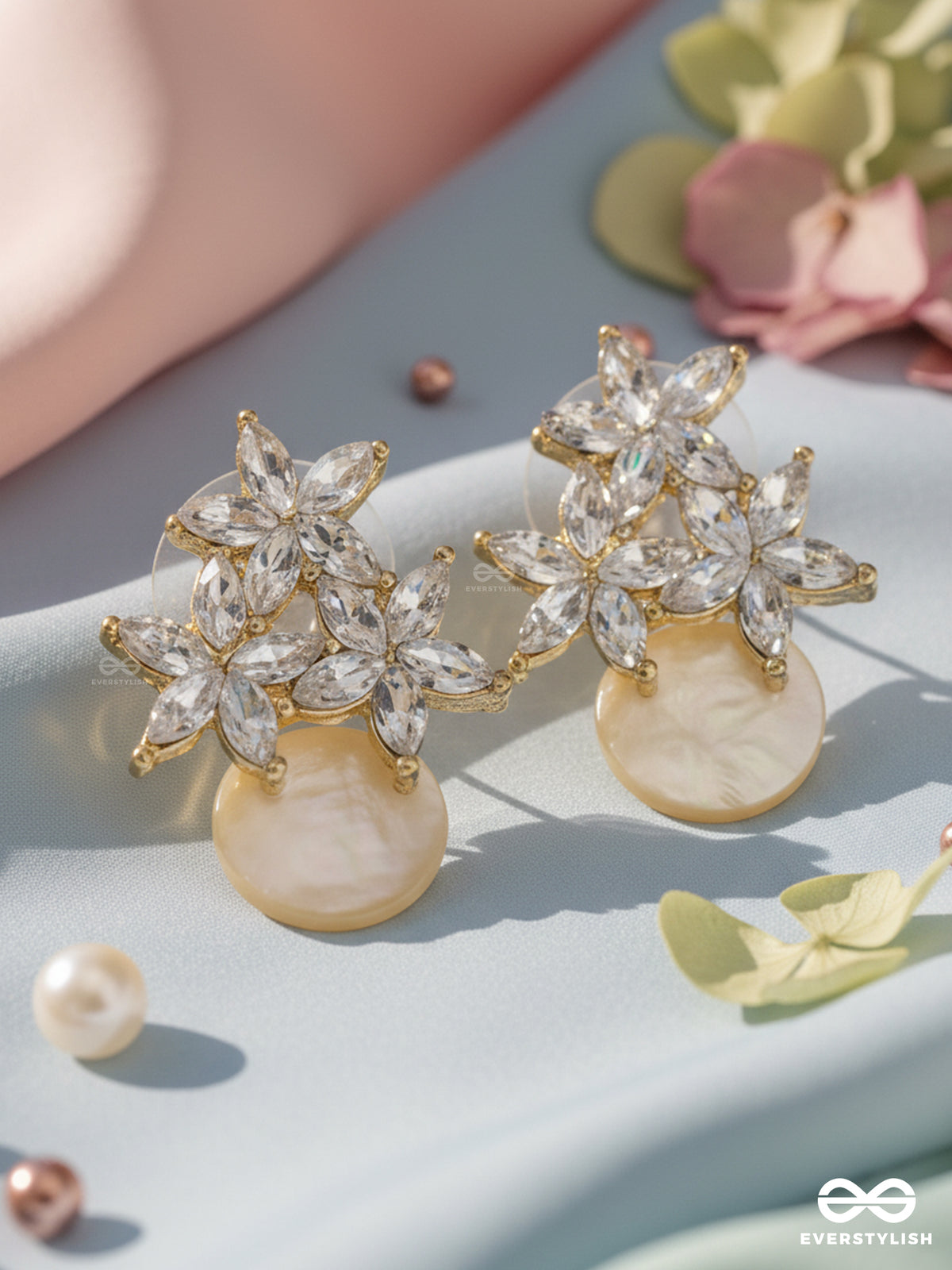 Stardust Flurry - Crystal Cluster Studs
