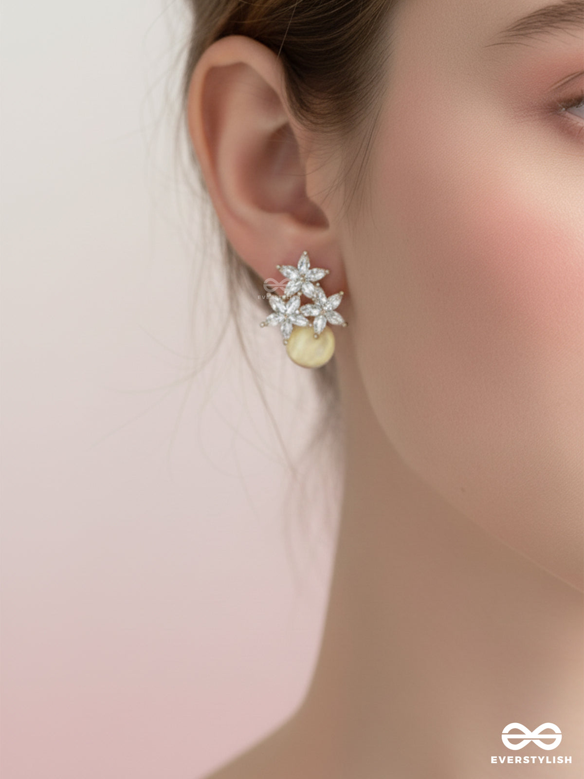 Stardust Flurry - Crystal Cluster Studs
