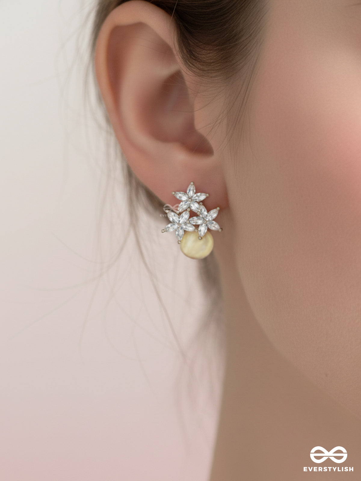 Stardust Flurry - Crystal Cluster Studs
