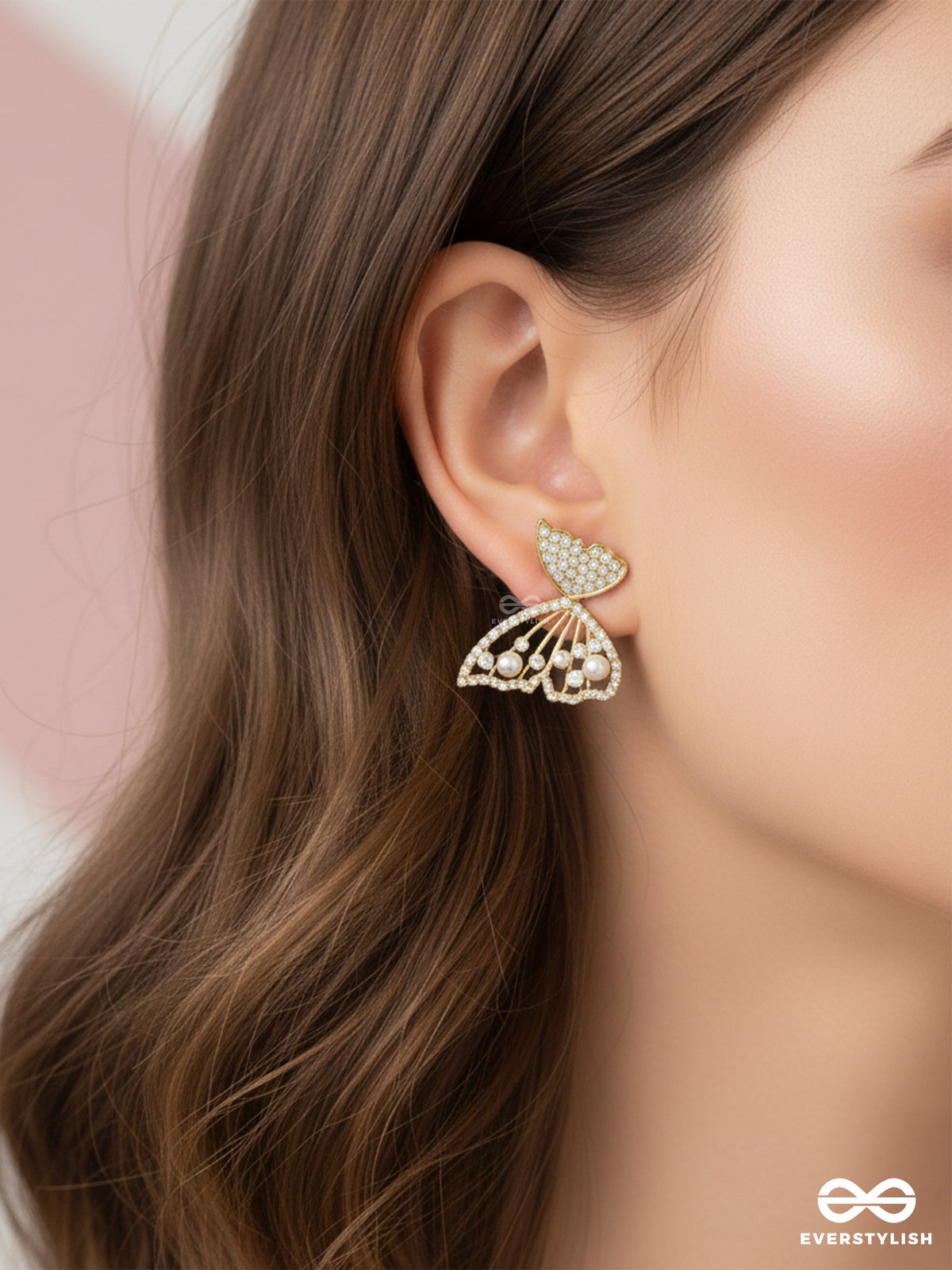 Wing Of Dawn - Dreamy Light-Touched Crystal Ear Jackets