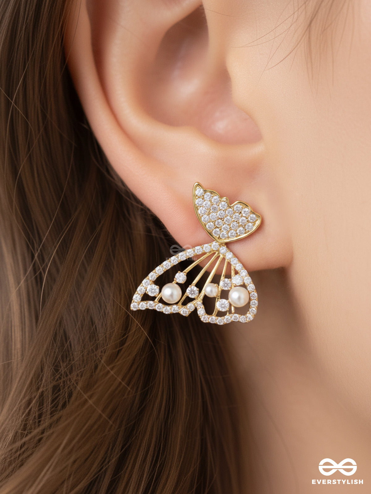 Wing Of Dawn - Dreamy Light-Touched Crystal Ear Jackets