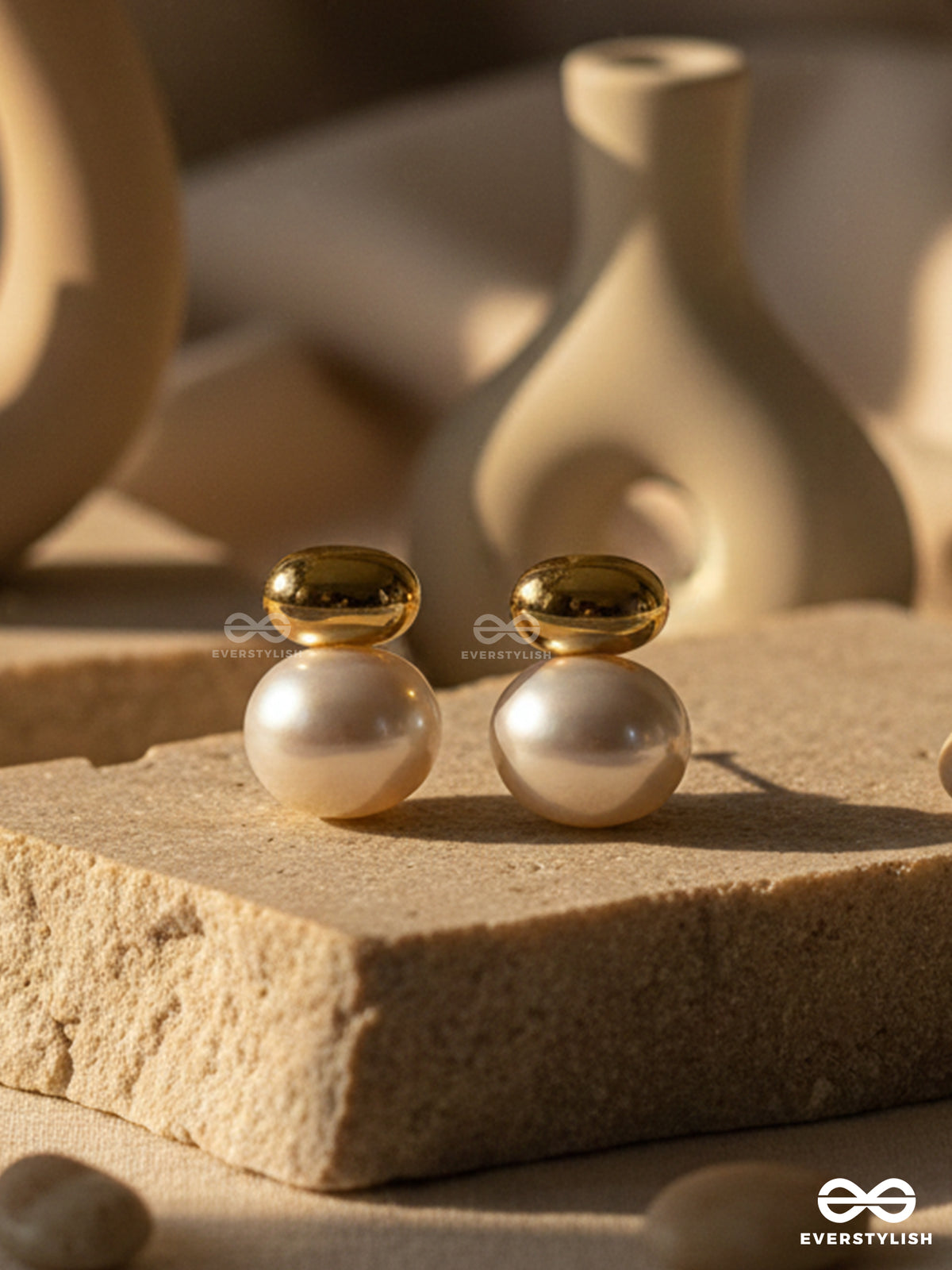 Sugar Pill - Sweet And Sleek Pearl Earrings