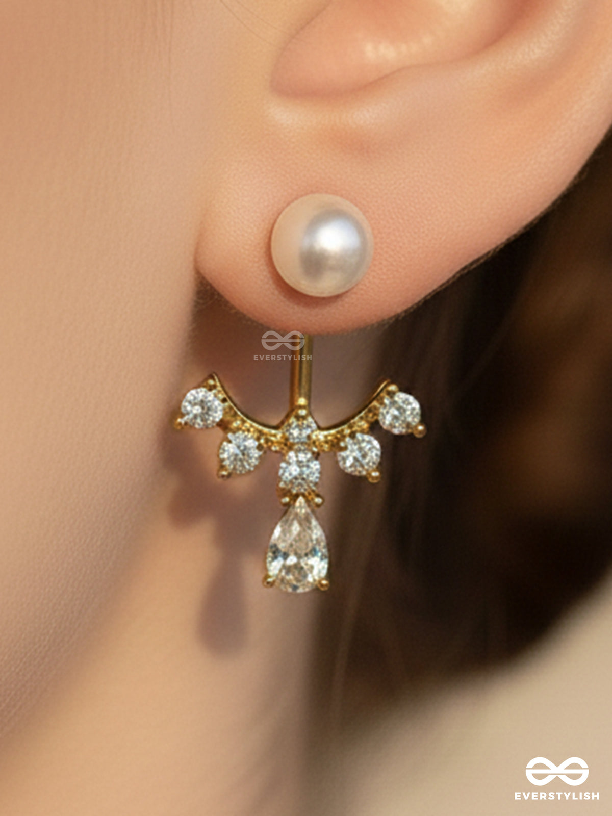 Pearl Peep - Sweet Crystal Ear Jackets