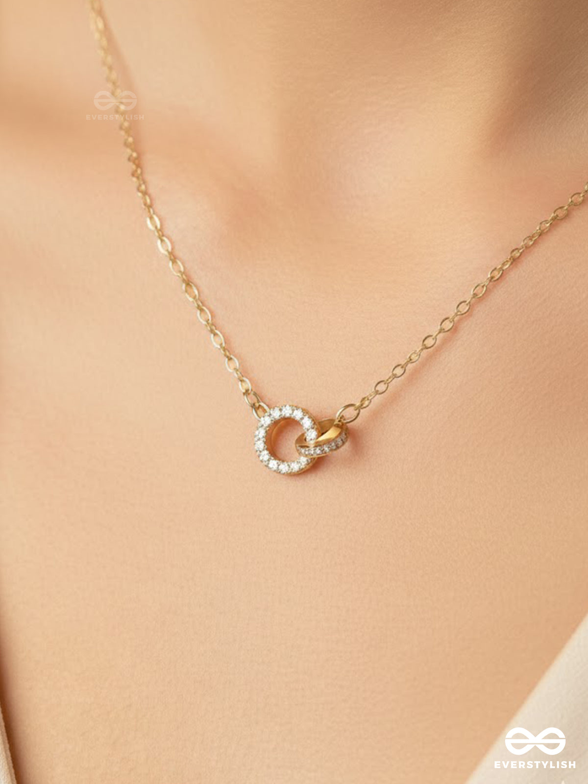 Eternal Loop - Minimal Double Loop Pendant Necklace