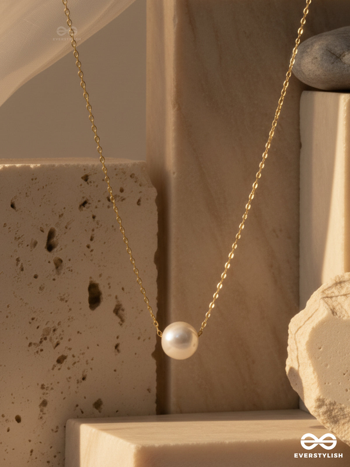 Soulpearl - Minimal Pearl Pendant Necklace