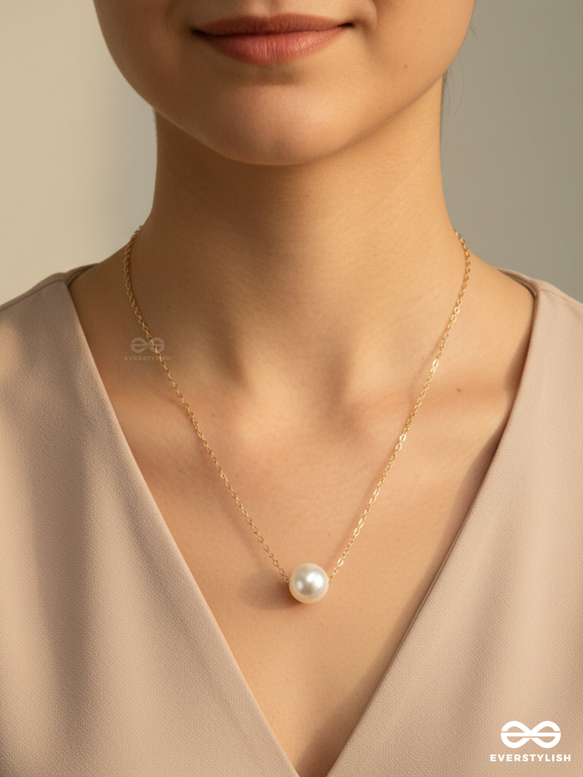 Soulpearl - Minimal Pearl Pendant Necklace