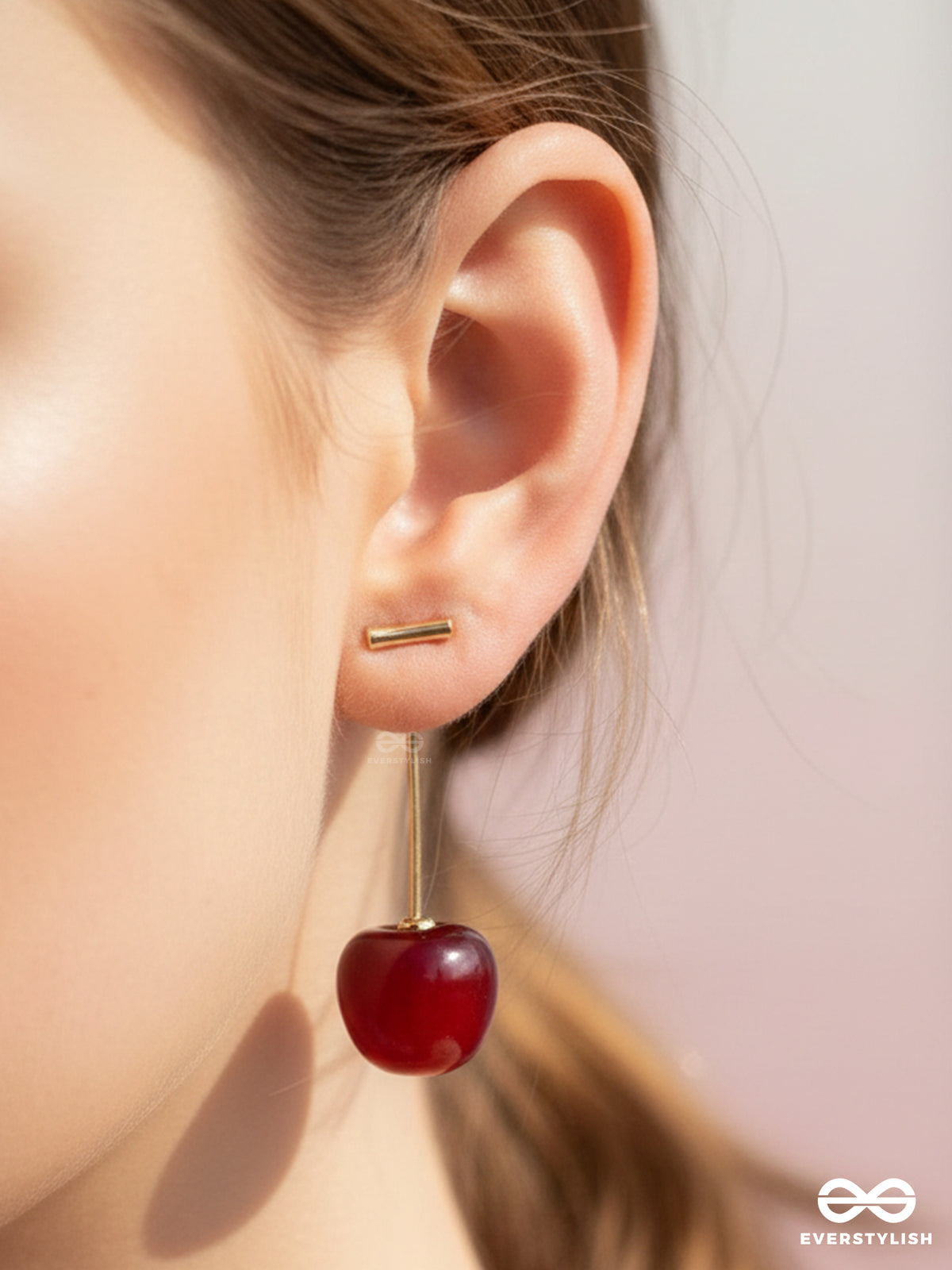 Cherry Pop - Playful Cherry Drop Earrings