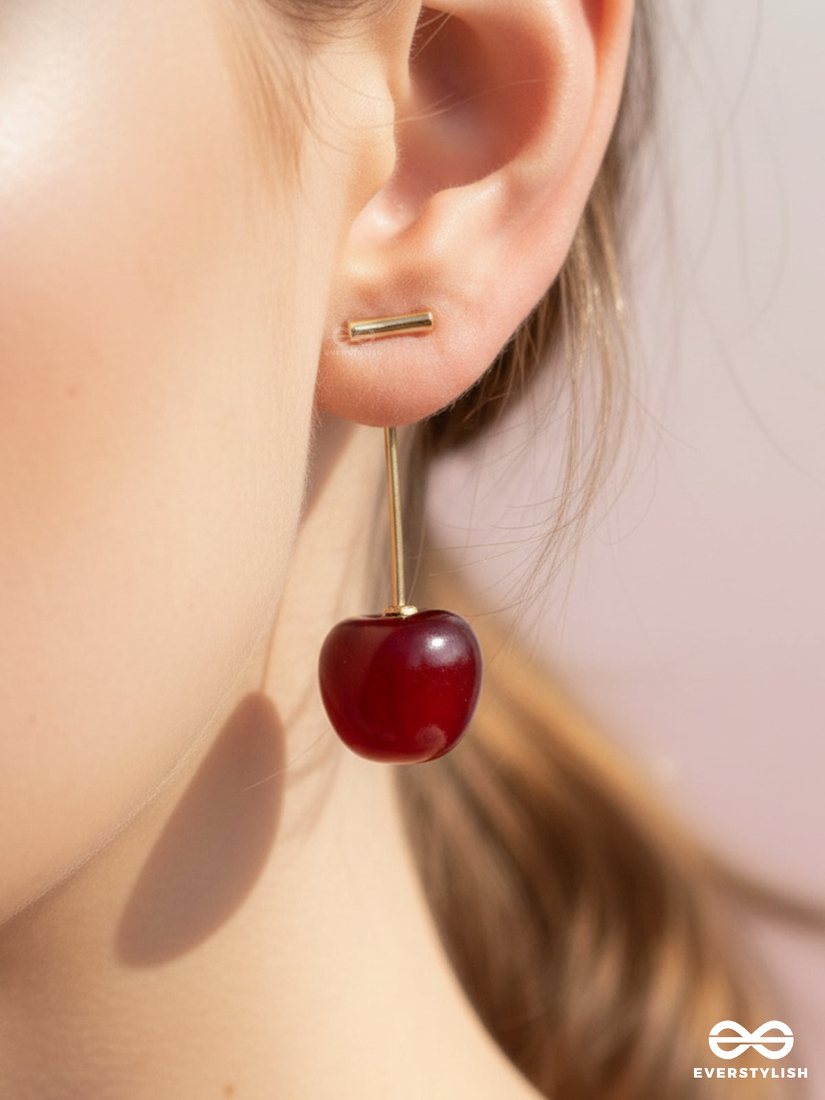 Cherry Pop - Playful Cherry Drop Earrings