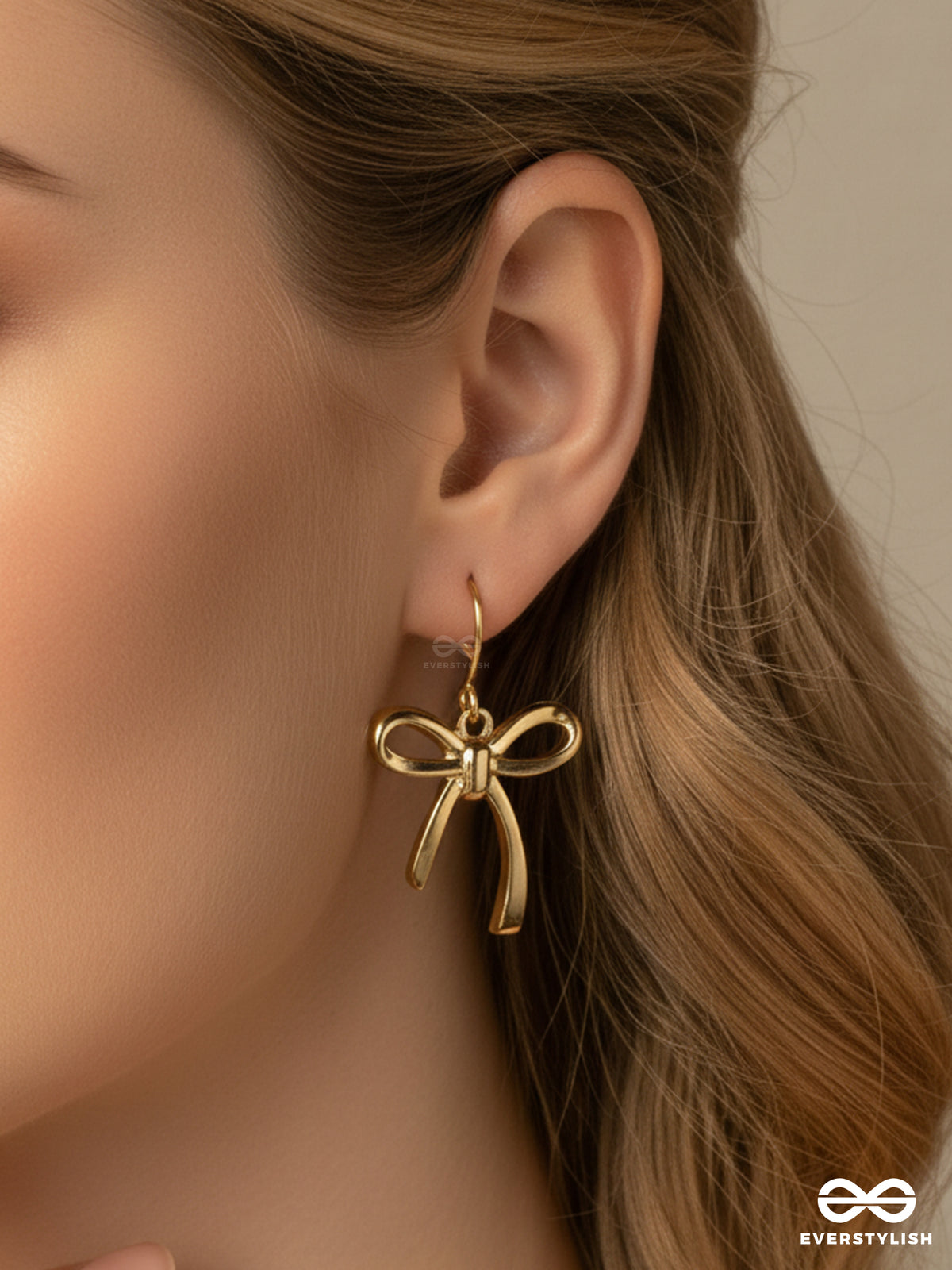 Bowbelle - Delicate Bow Drop Earrings