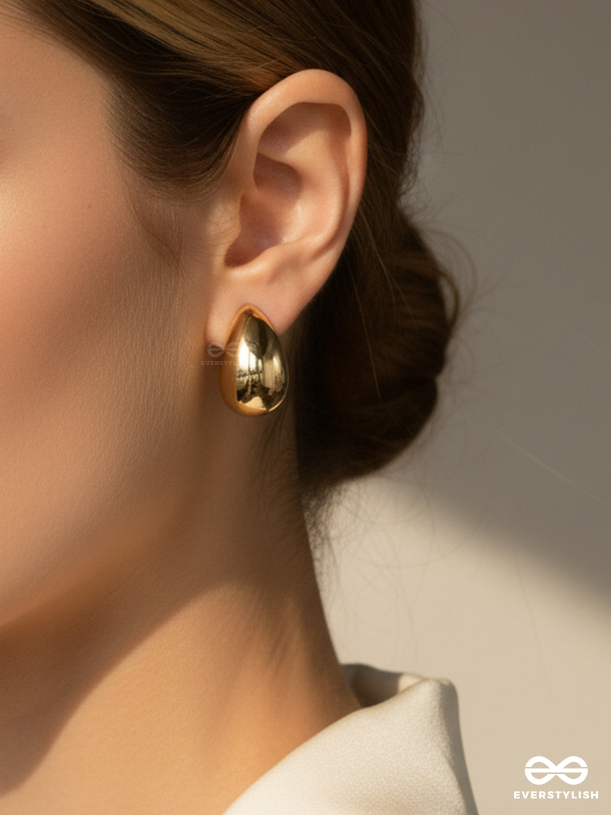 Honeydrop - Soft Gold Drop Earrings