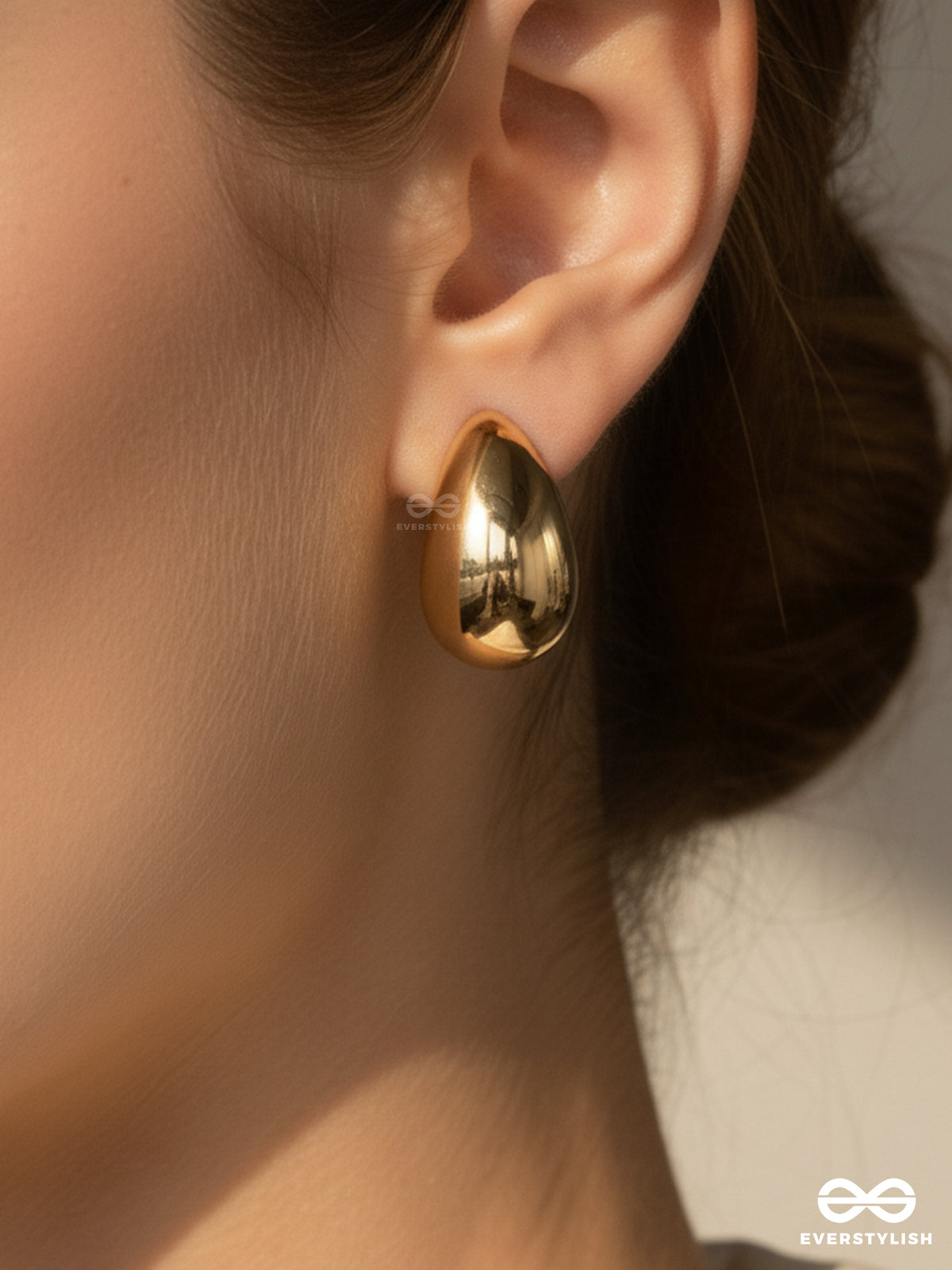 Honeydrop - Soft Gold Drop Earrings