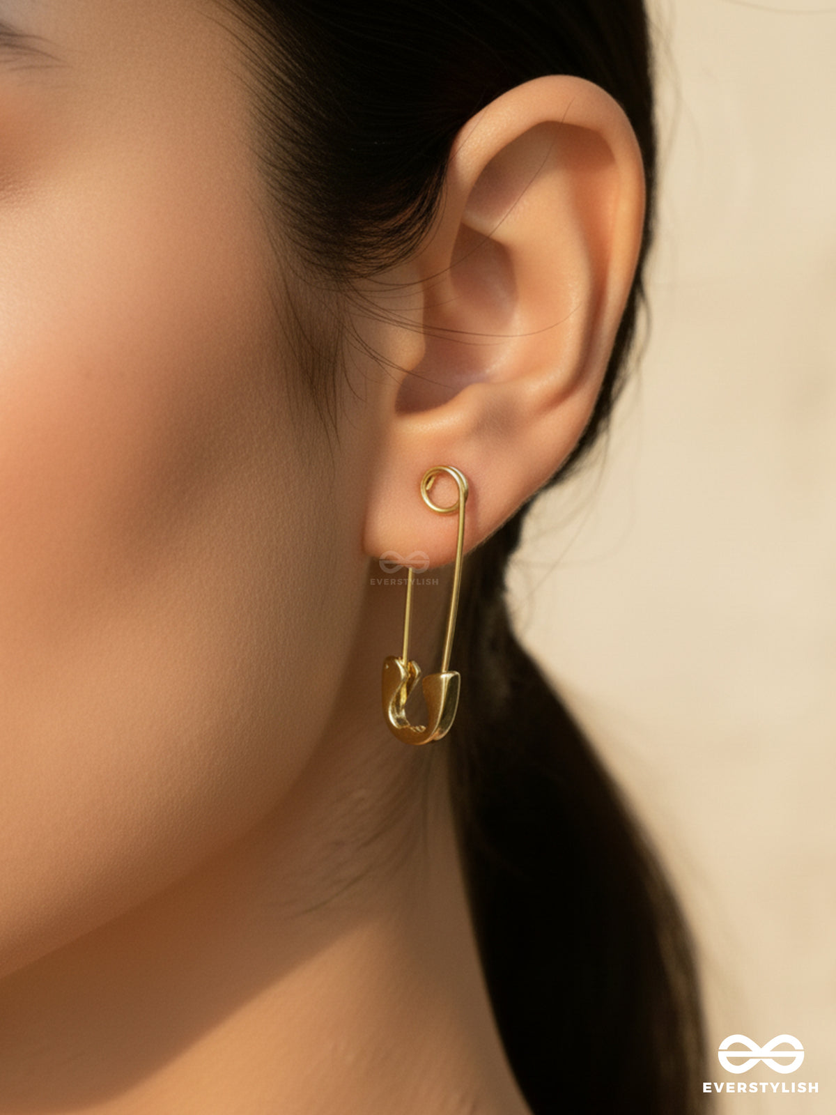 Lock It - Bold Safety Pin Earrings