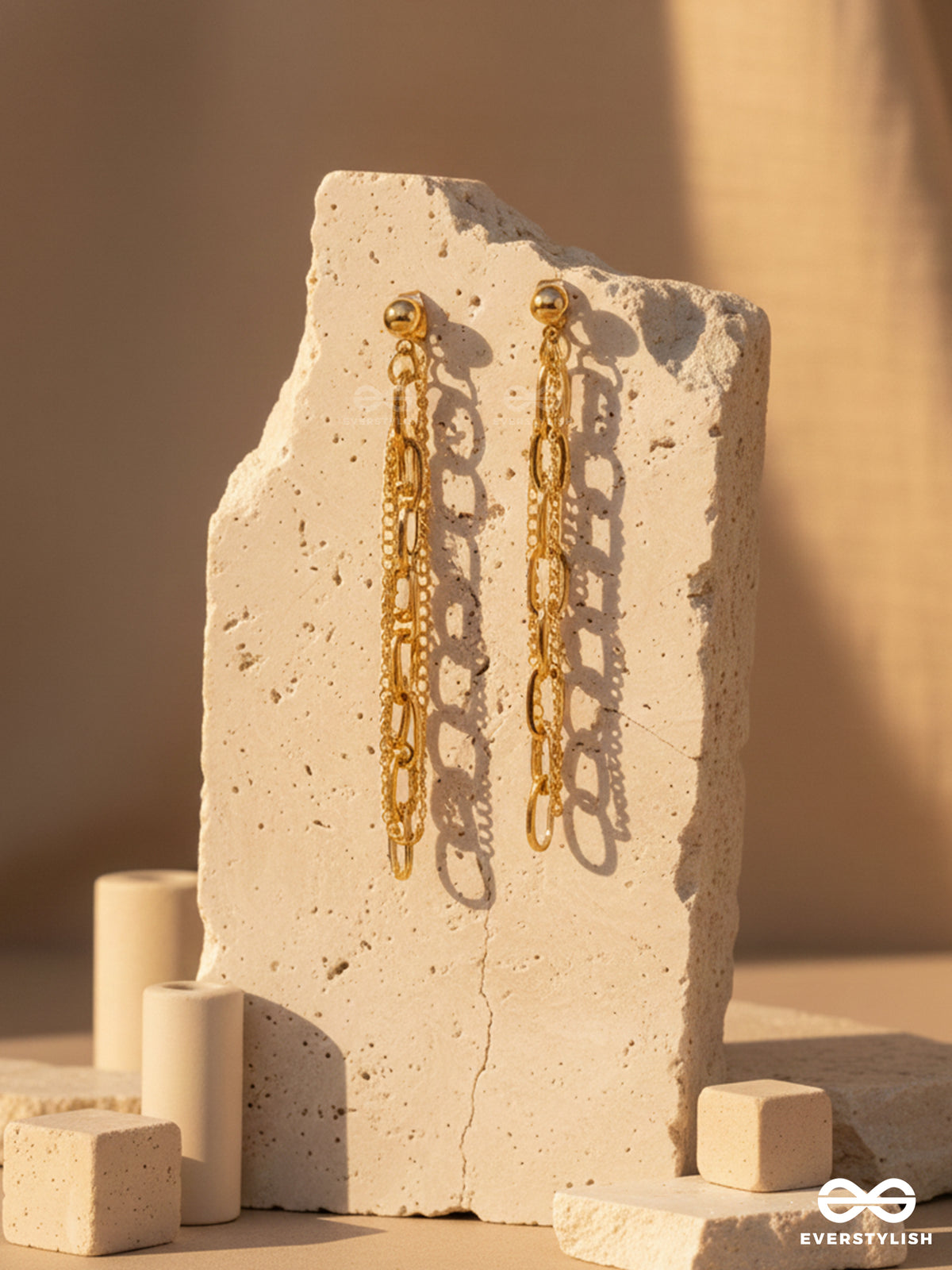 Chain Crush - Bold Layered Chain Earrings