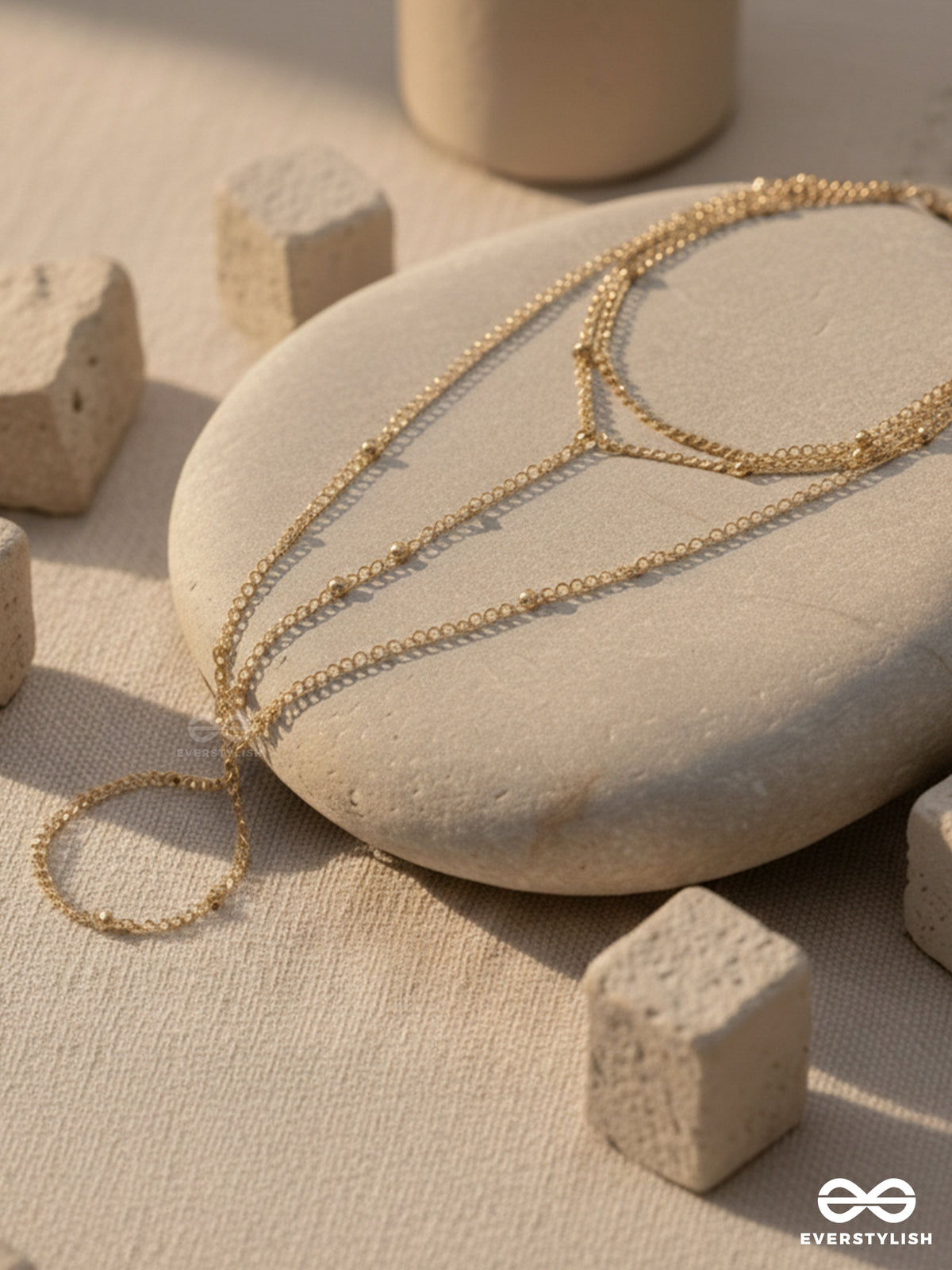 Soul Tie - Elegant Layered Hand Bracelet