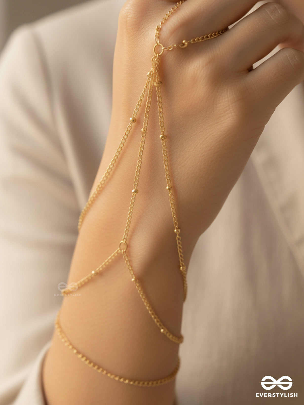 Soul Tie - Elegant Layered Hand Bracelet