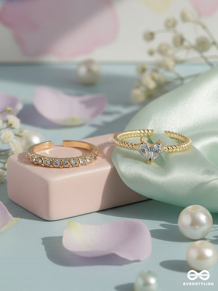 Twinkle Curve - Modern Gold Rings