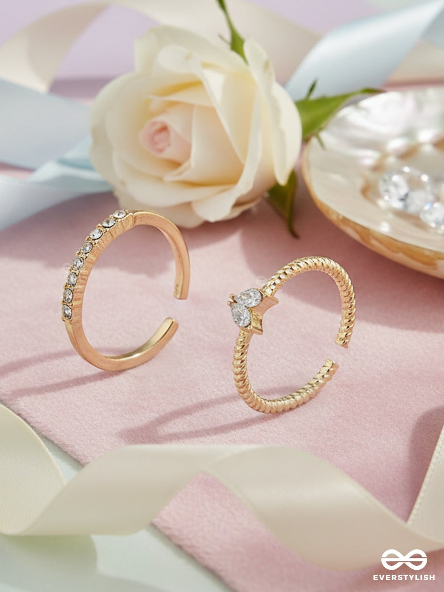 Twinkle Curve - Modern Gold Rings