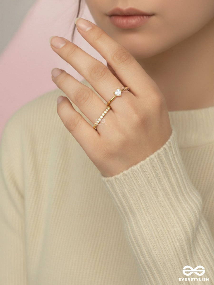 Twinkle Curve - Modern Gold Rings