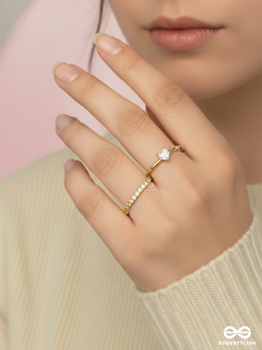 Twinkle Curve - Modern Gold Rings