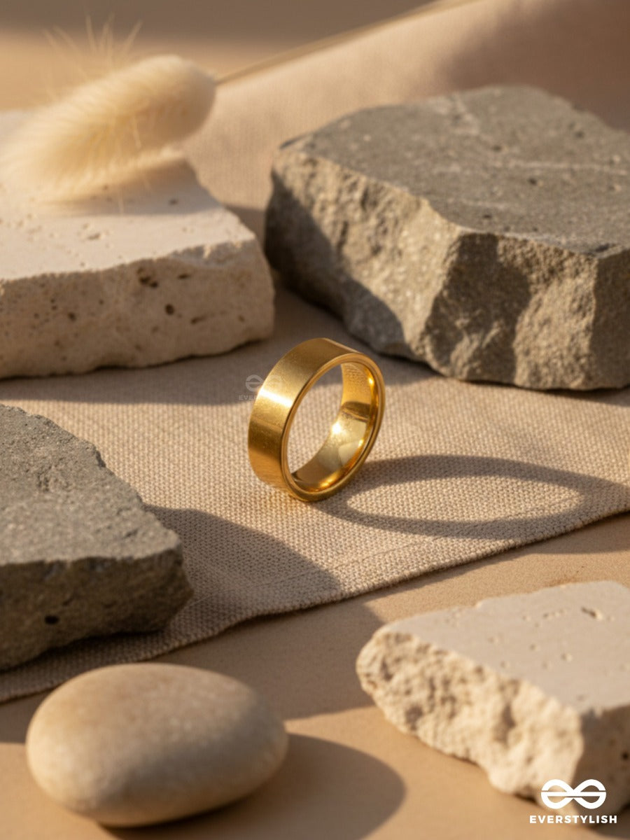 Just Gold - Sleek Band Gold Ring