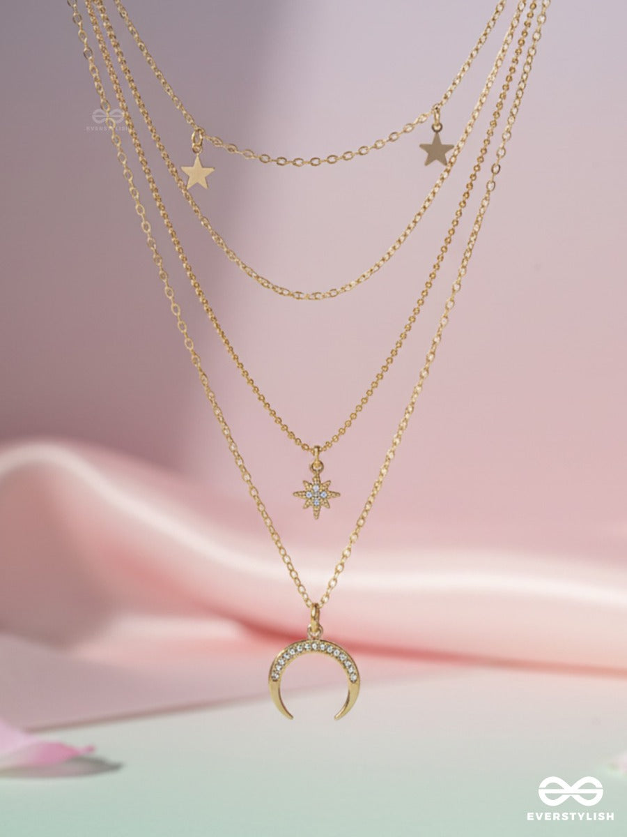Twinkle Trail - Gold Layered Necklace