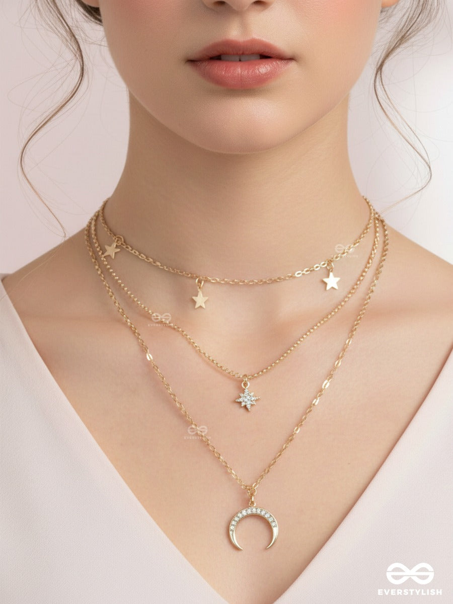 Twinkle Trail - Gold Layered Necklace