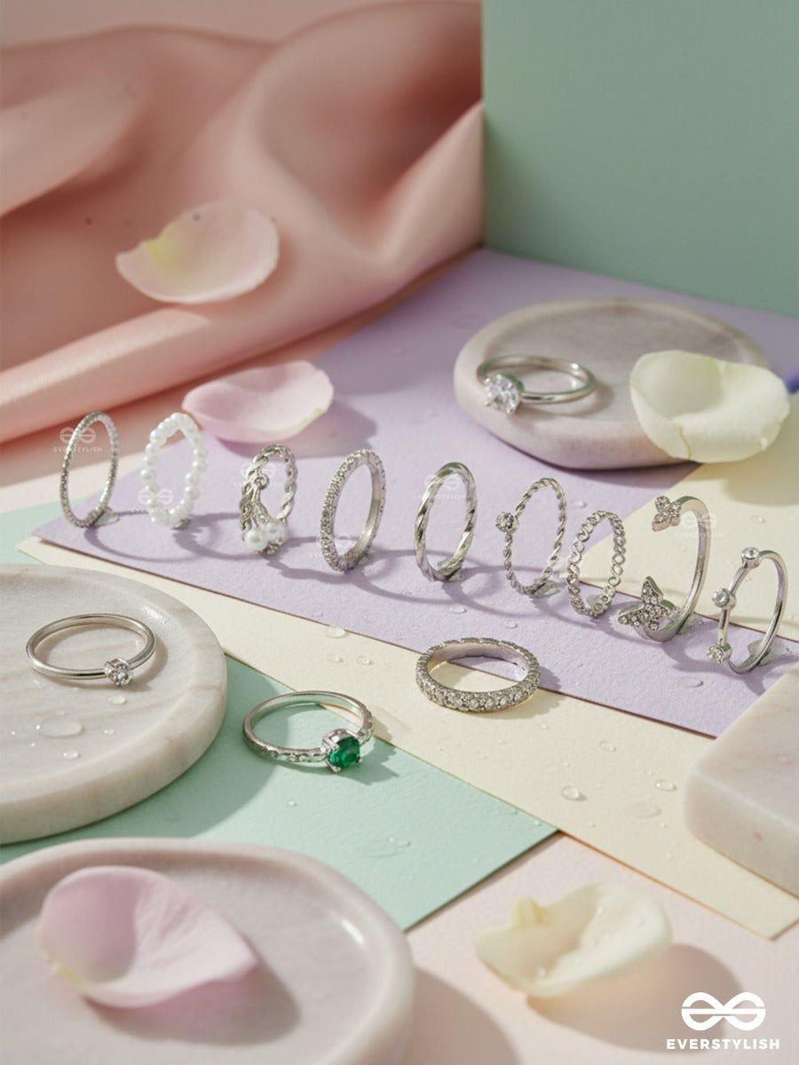 Lumina Loop - Minimal Ring Stack Set