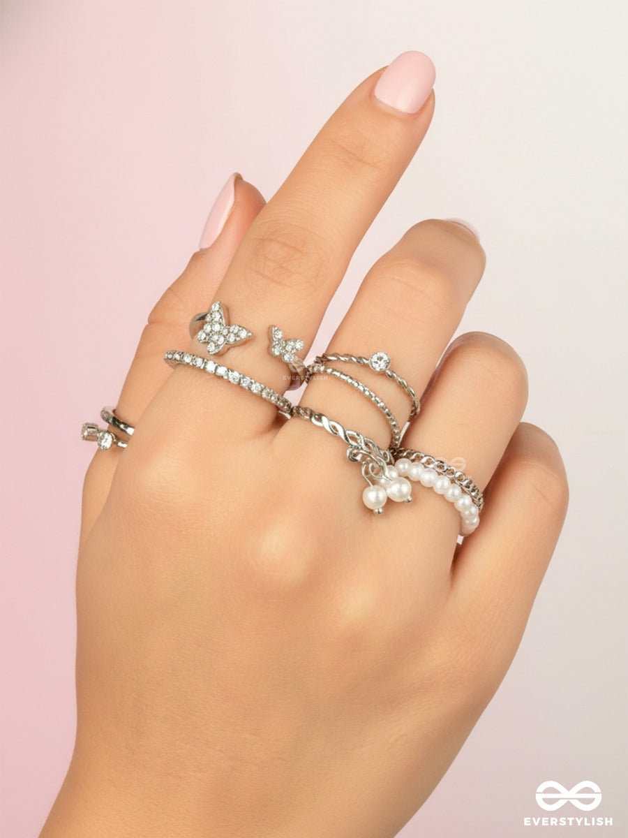 Lumina Loop - Minimal Ring Stack Set