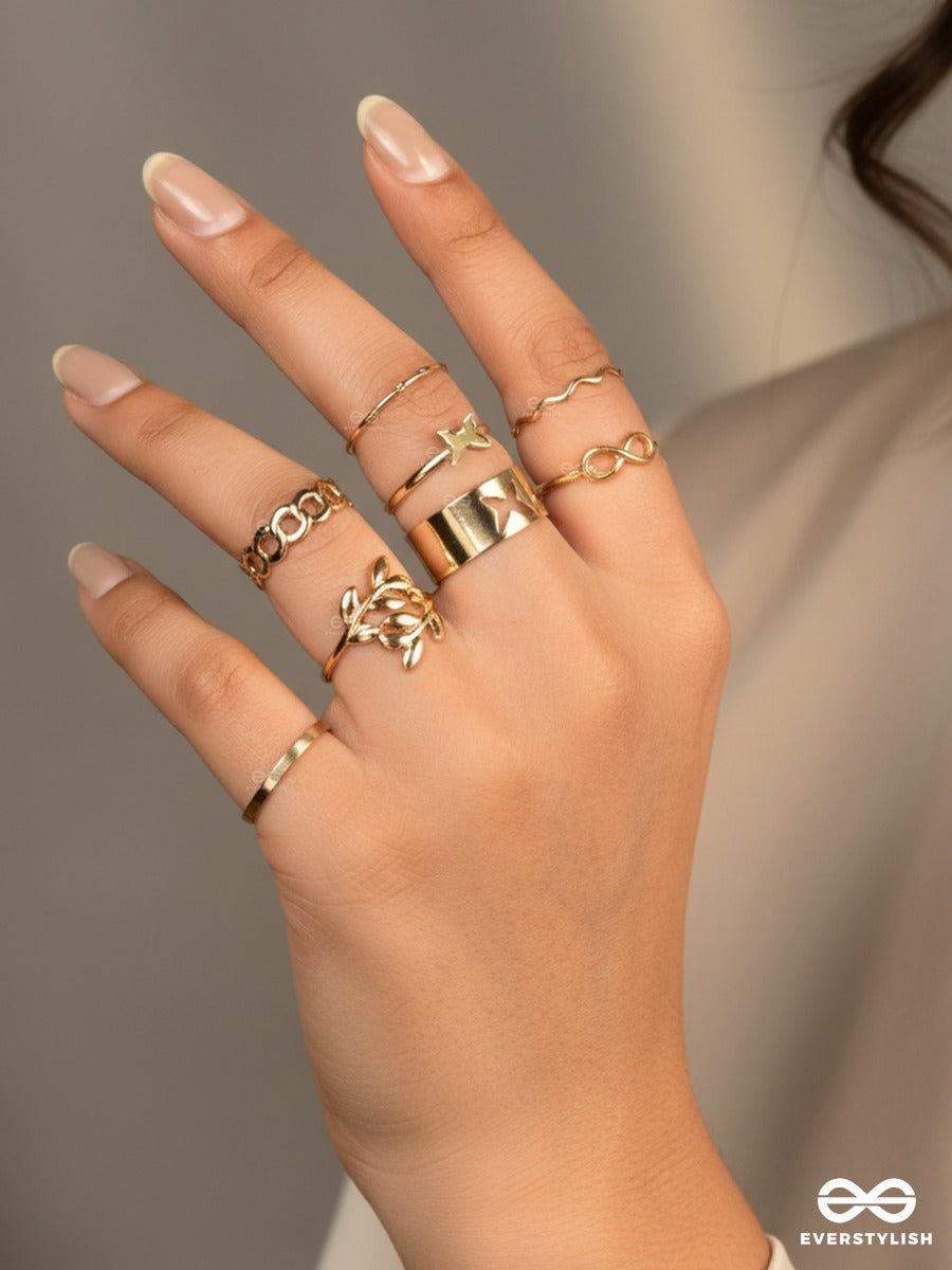 Stack Symphony - Bold & Smooth Everyday Ring Set