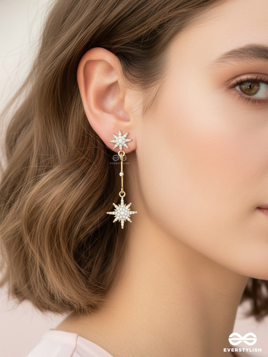 Make A Wish - Star Drop Earrings