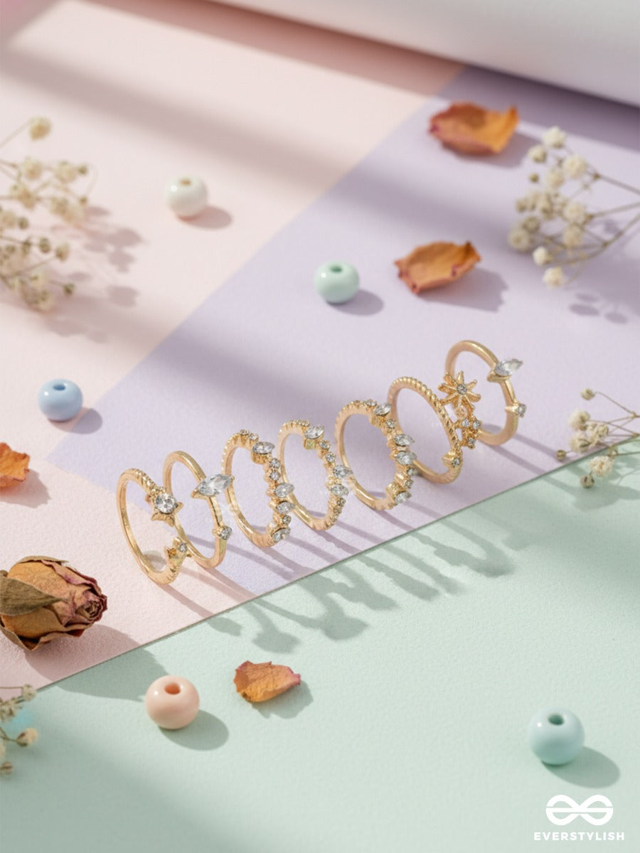 Mini Shine Club - Statement Ring Set